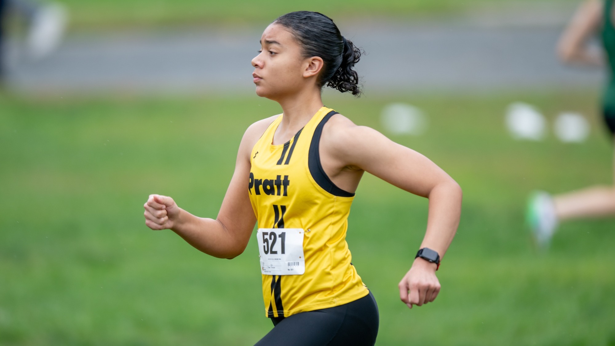 Sonai Castrilo runs at the Queensborough Invite