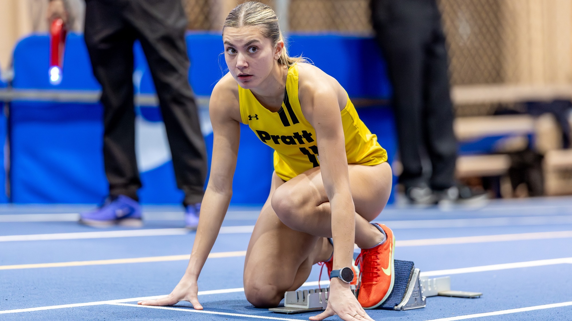 Melis Kavlicoglu in the starting blocks