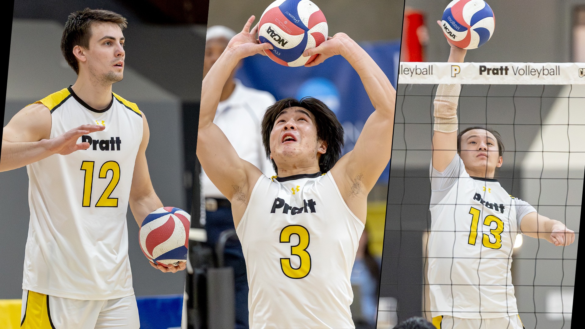 (left to right) Griffin Benkovszky, Nathan Kim, and Max Wang