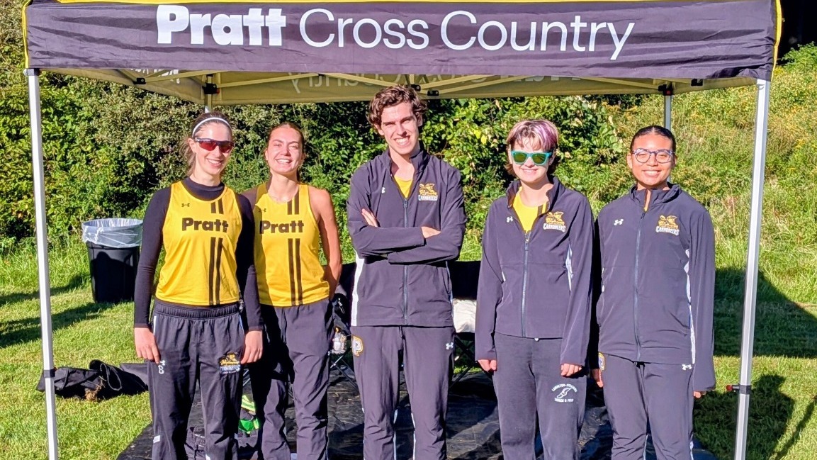 Cross Country team after the Purchase meet