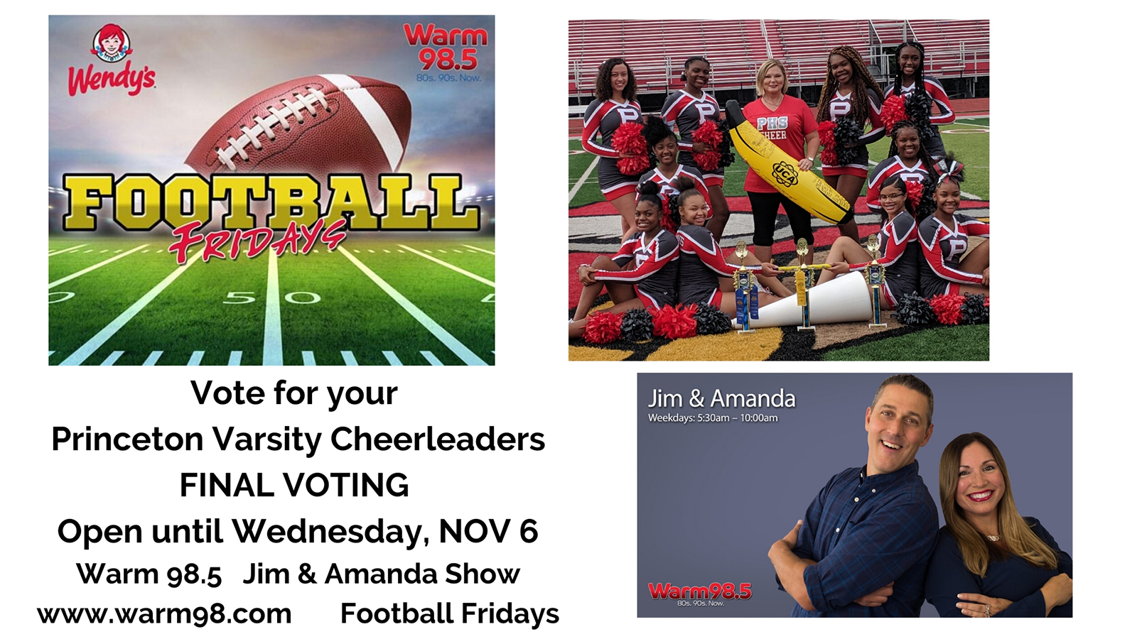 2019 Princeton Cheerleading Vote Now SCROLLER 2