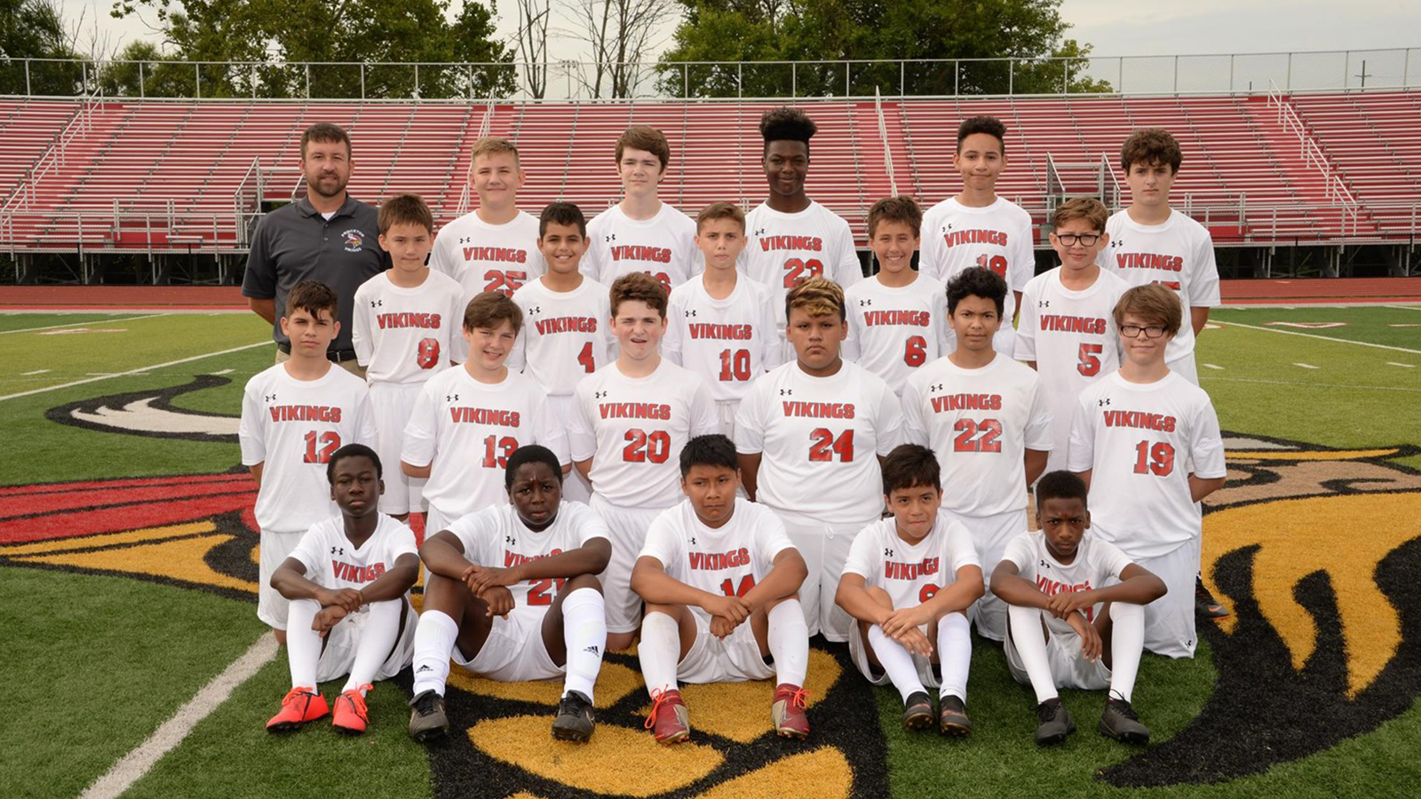 2019 Princeton MS Boys Soccer Team Photo SCROLLER