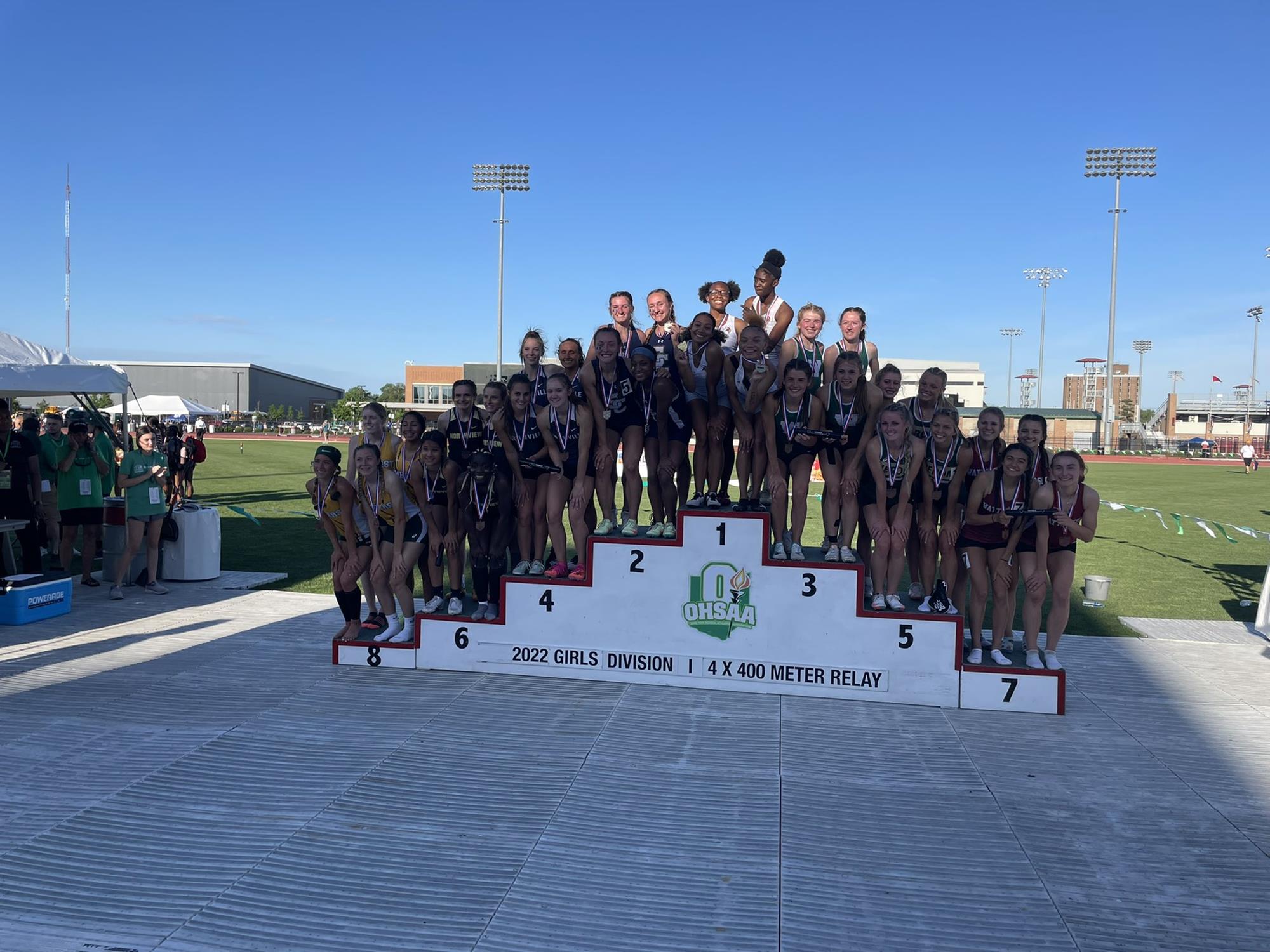 2022 Princeton Girls Track-4x400 State Champs