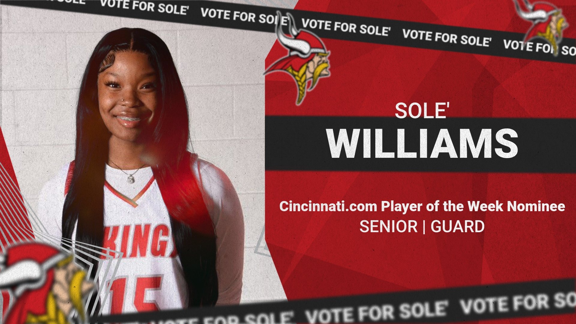 Vote Solé Williams for Cincinnati Player of the Week Princeton