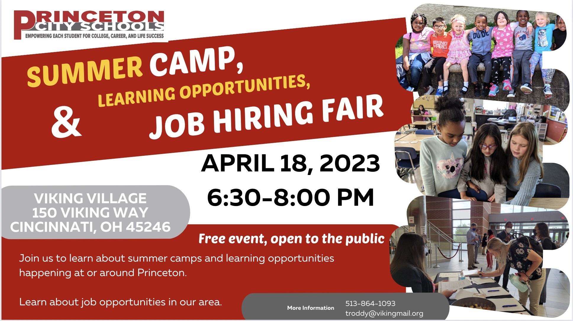 Summer Camp, Learning Opportunities & Job Hiring Fair Princeton
