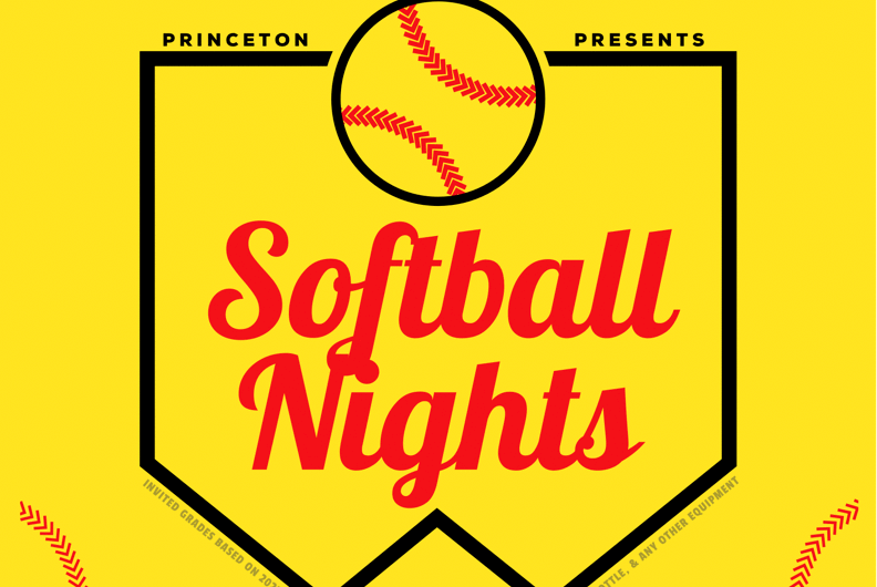 2023 Princeton Softball Nights Flyer