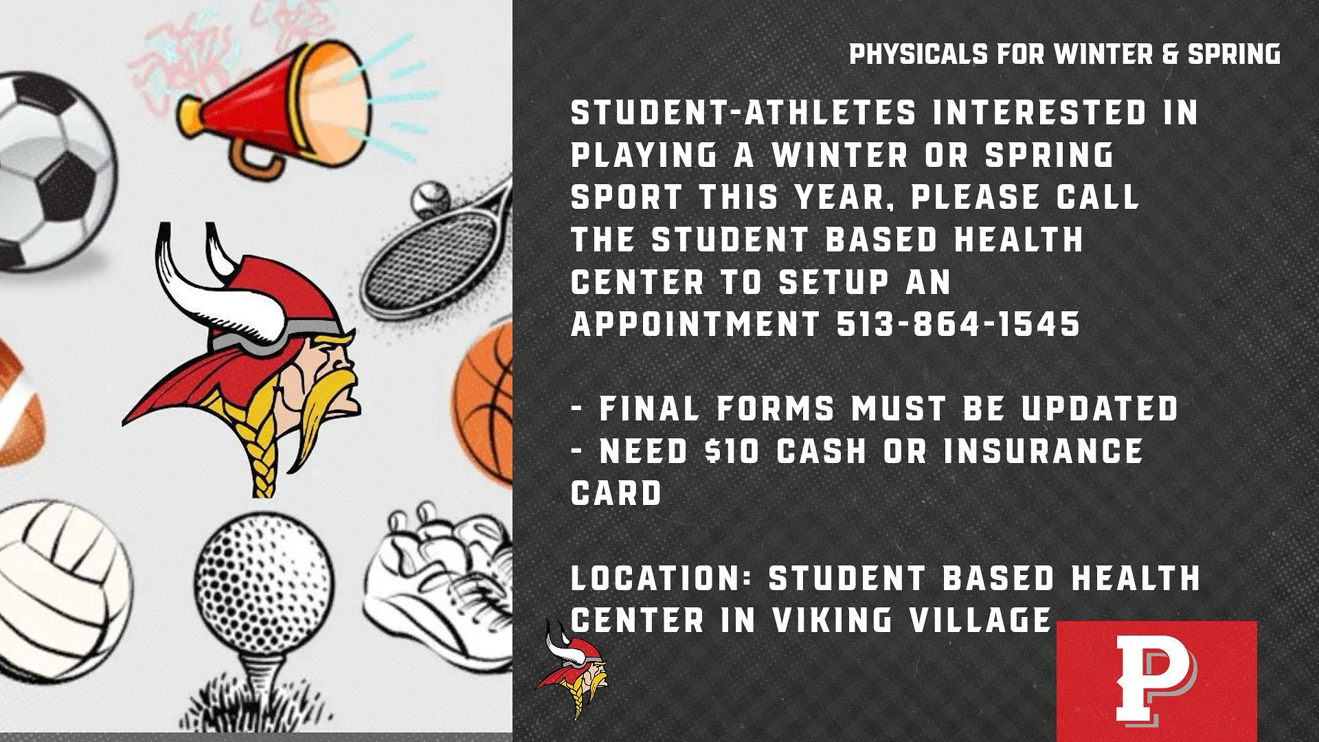 2025-2026 Princeton Winter Spring Physicals
