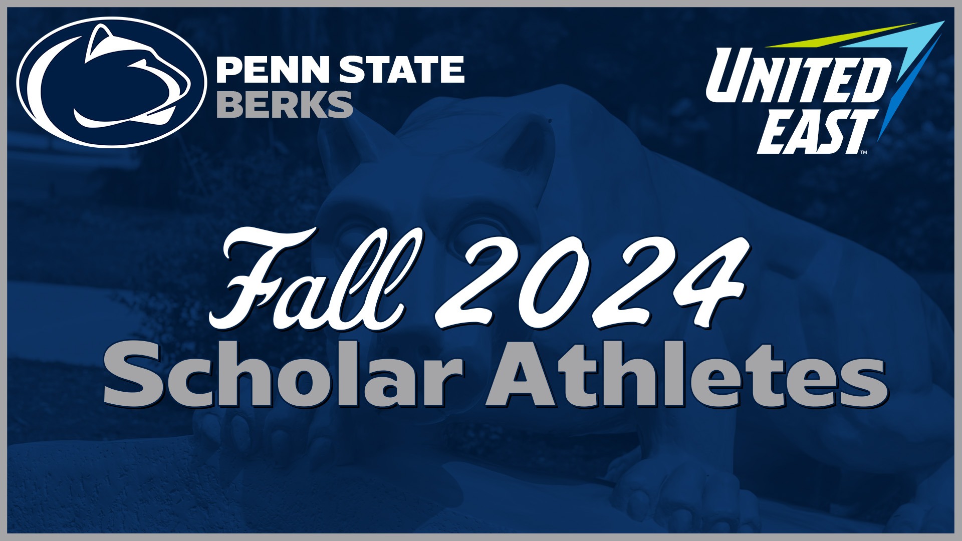 Fall 2024 Scholar Athlete Graphic