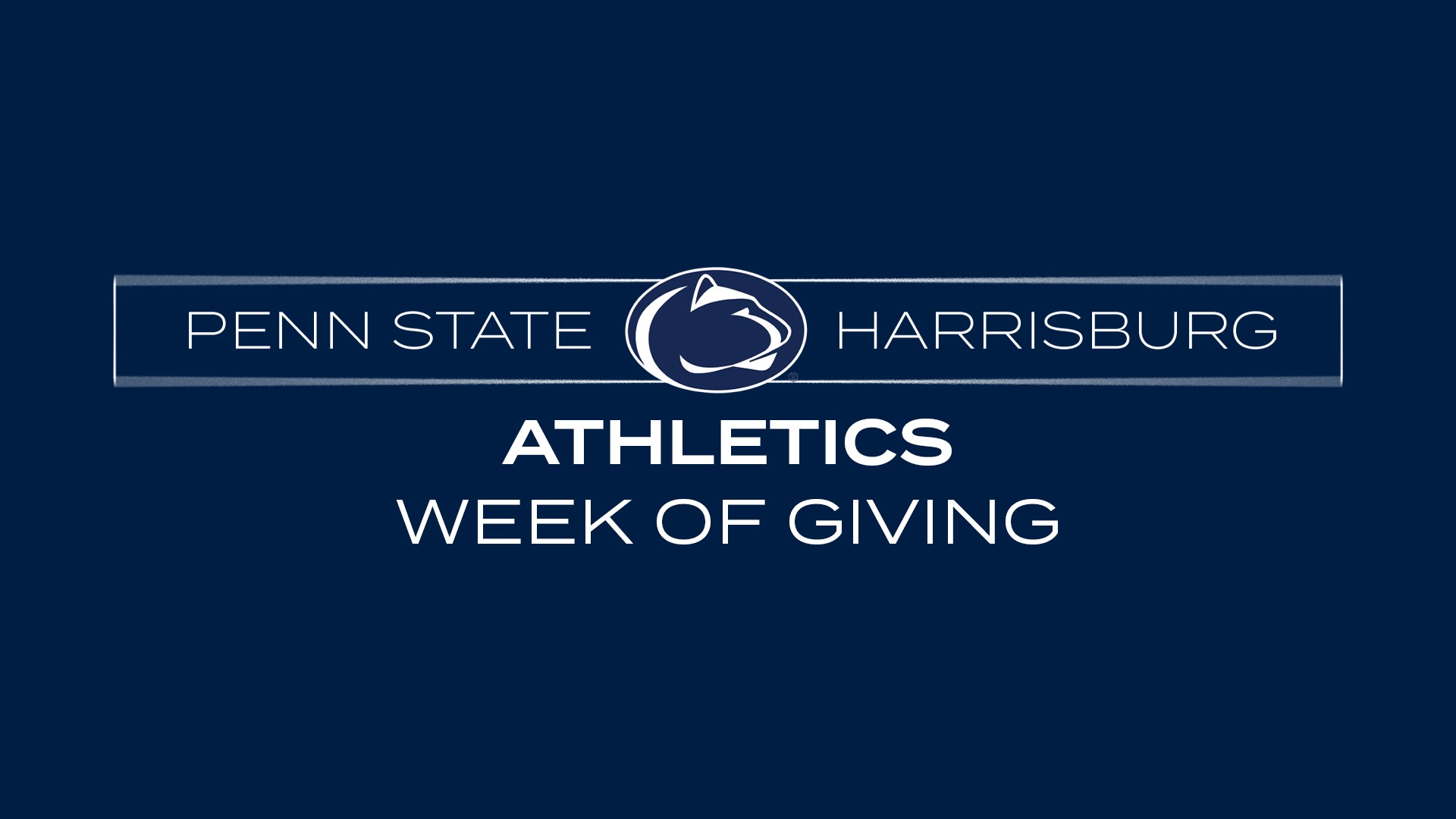 penn state harrisburg athletics week of giving graphic 16x9