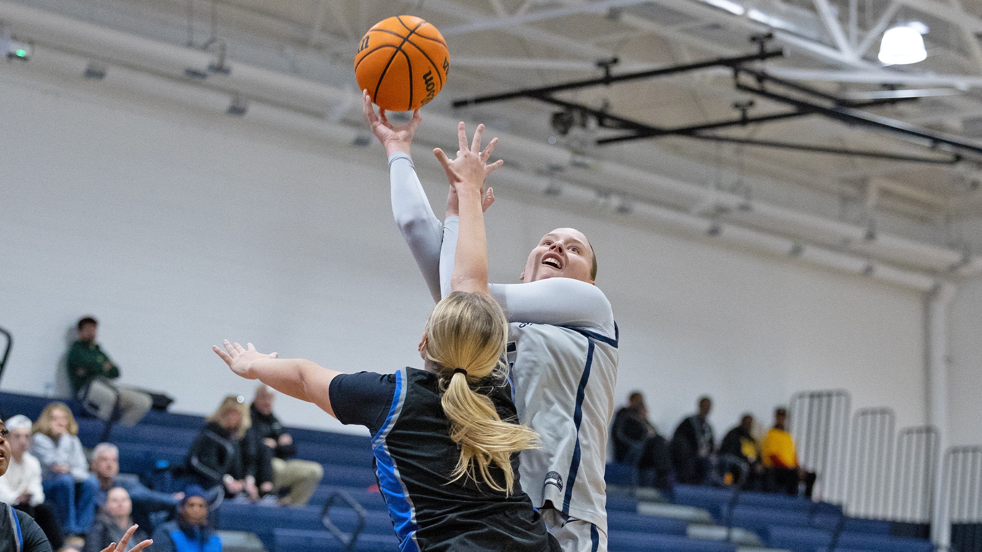 molli hogbin takes a layup against wilson at the capital union building