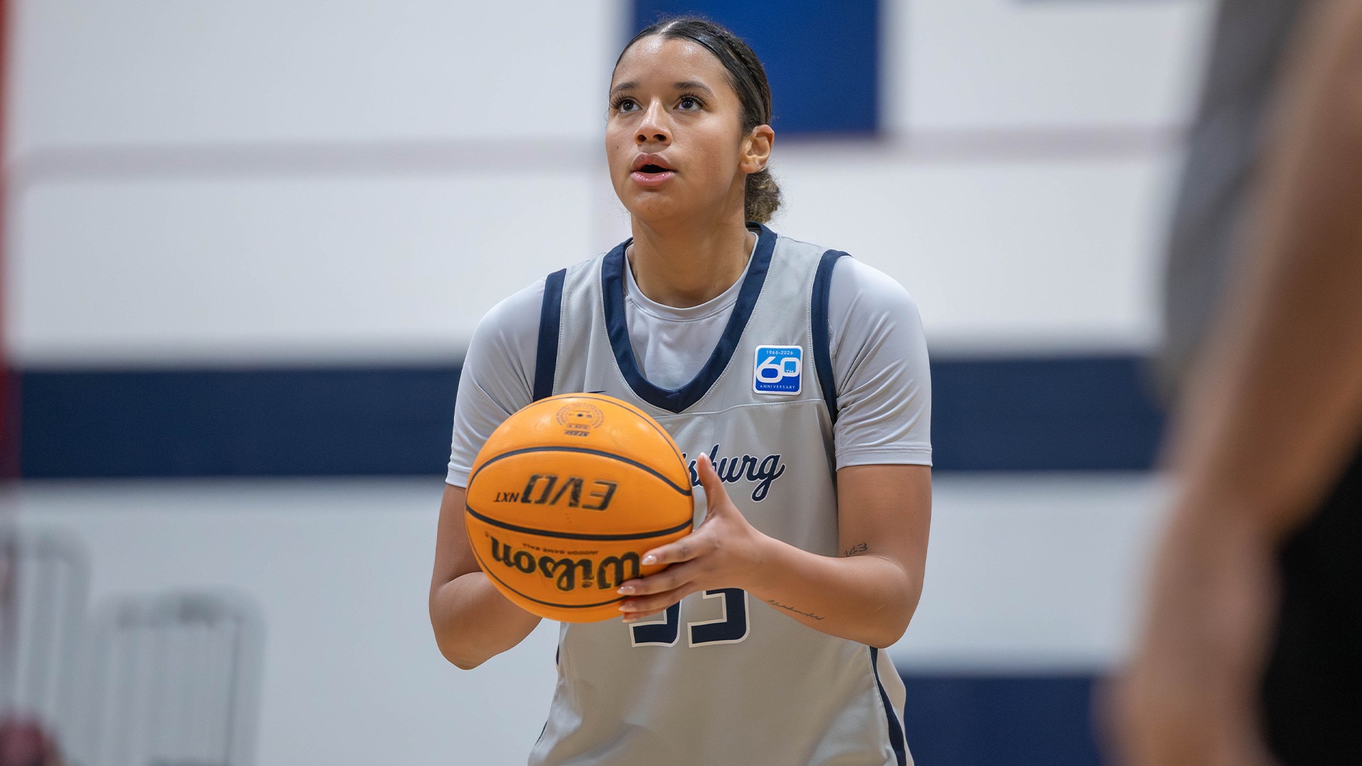 nicole hernandez prepares to shoot at the foul line at the capital union building