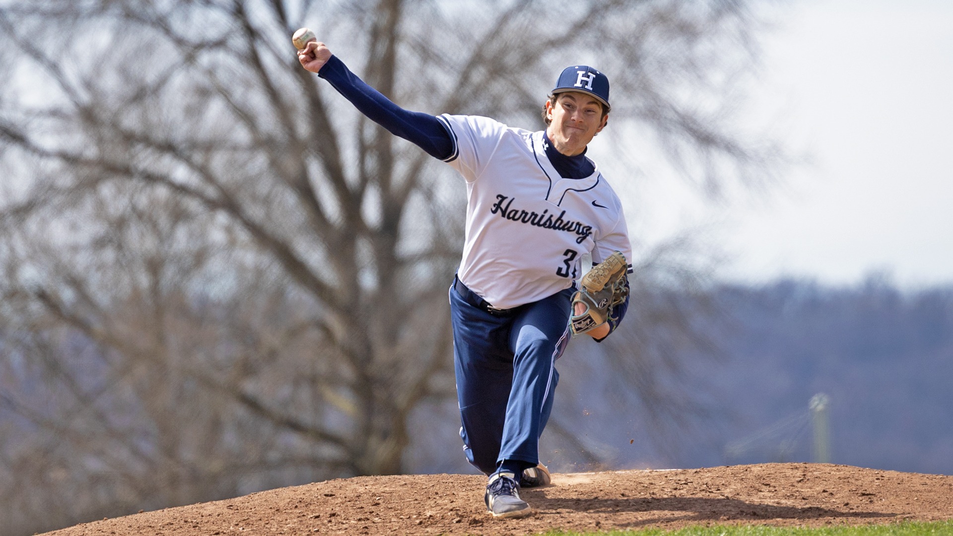 fisher druck throws the ball from the rubber in a win over wilson in 2026
