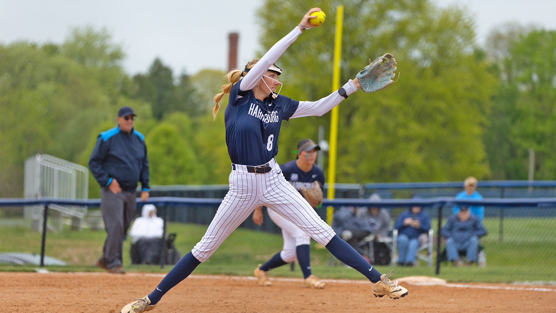kylee miller winds up to throw a pitch during a game against elizabethtown in 2026