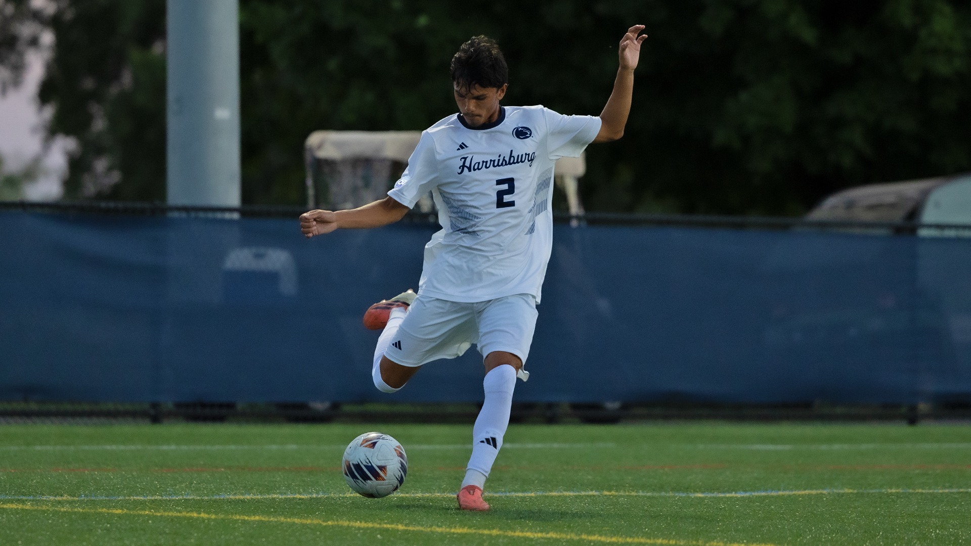 jonathan hernandez takes a free kick during a game against york (pa.) in 2026