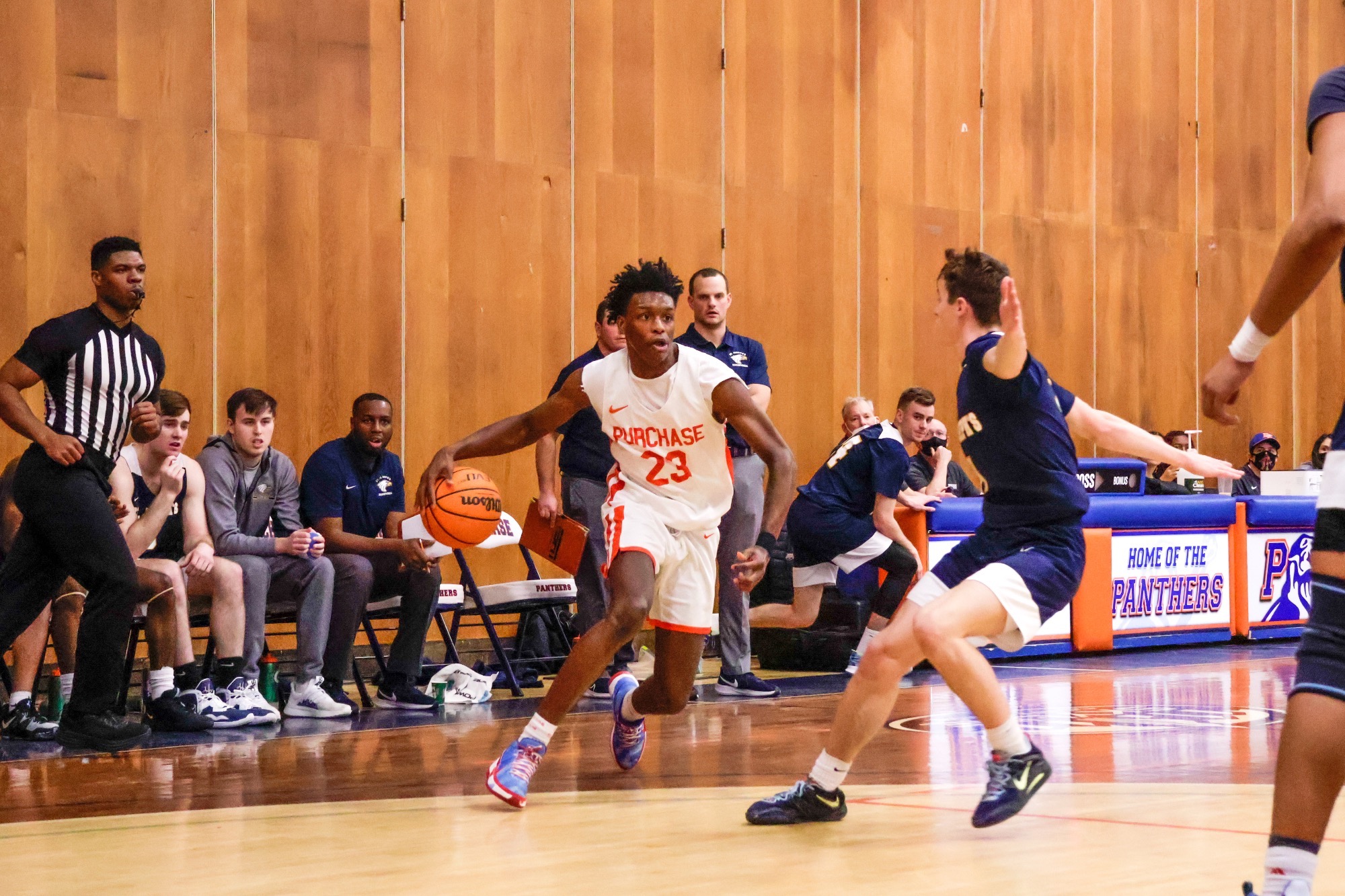 Elijah Holmes 202223 Men's Basketball Purchase College Athletics