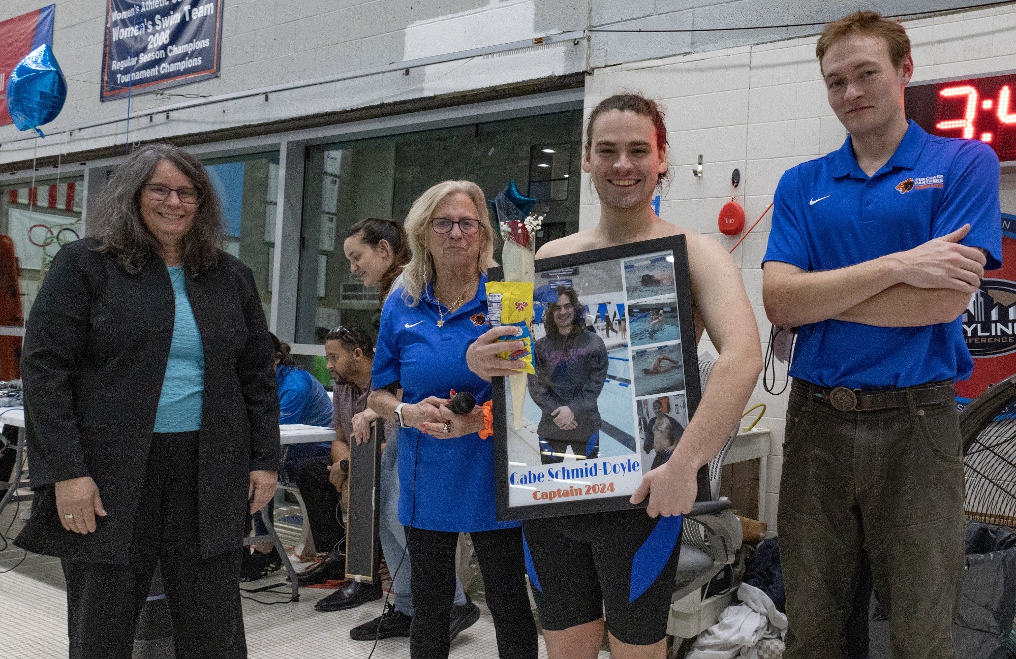 Men's Swim Senior Night - Gabriel Schmid-Doyle