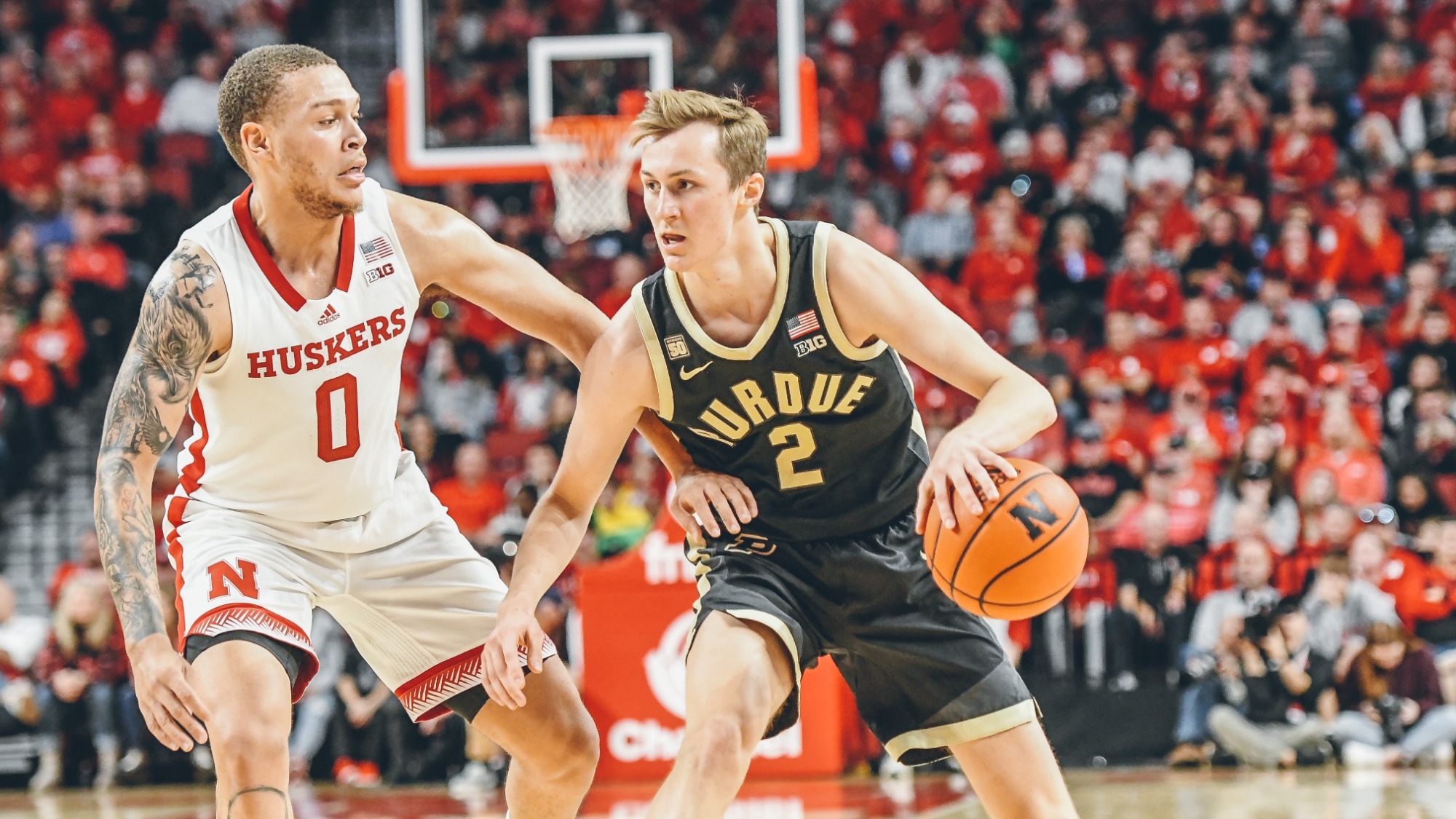 4 Purdue Holds Off Nebraska in Overtime 6562 Purdue Boilermakers