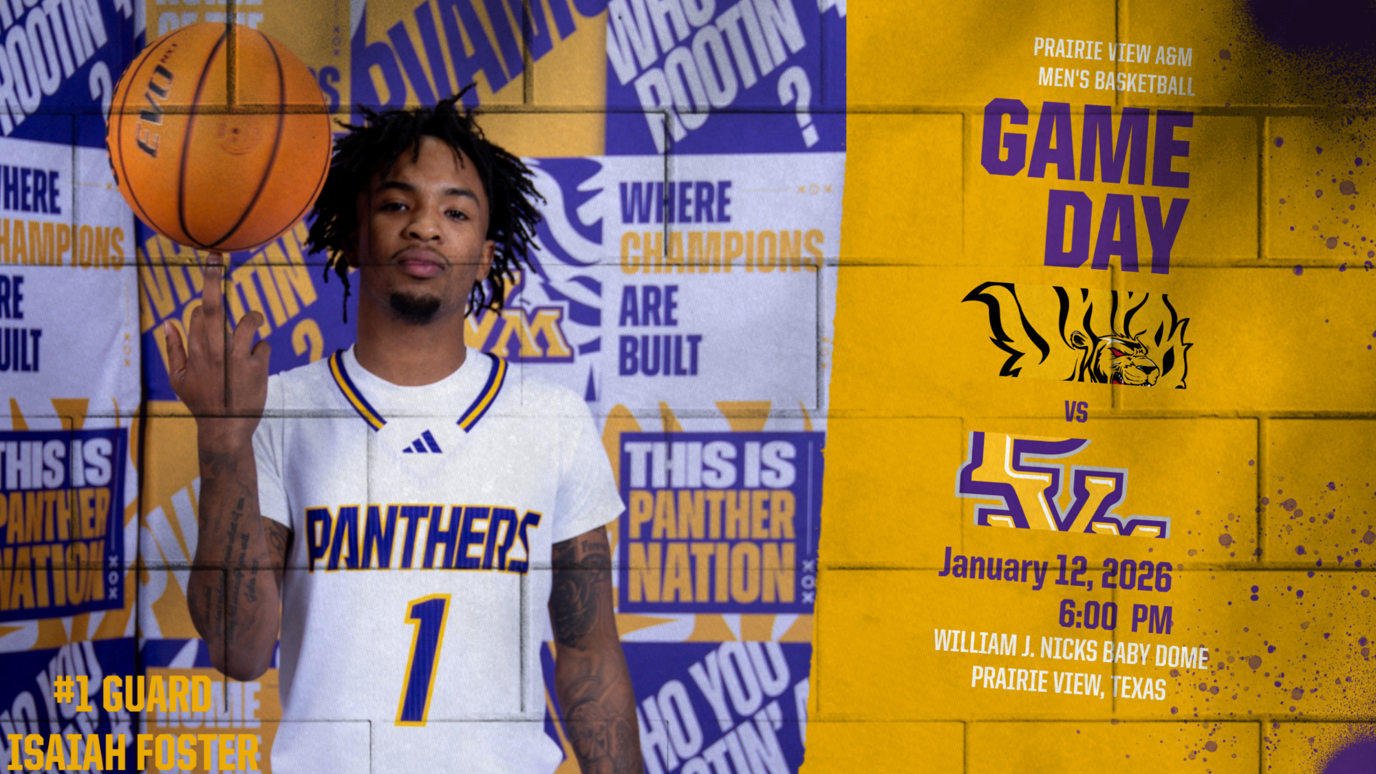 Foster vs. UAPB Gameday 1.12.25