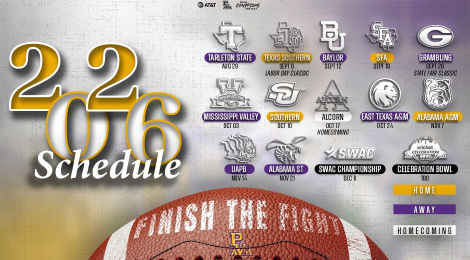 2026 Football Schedule Graphic