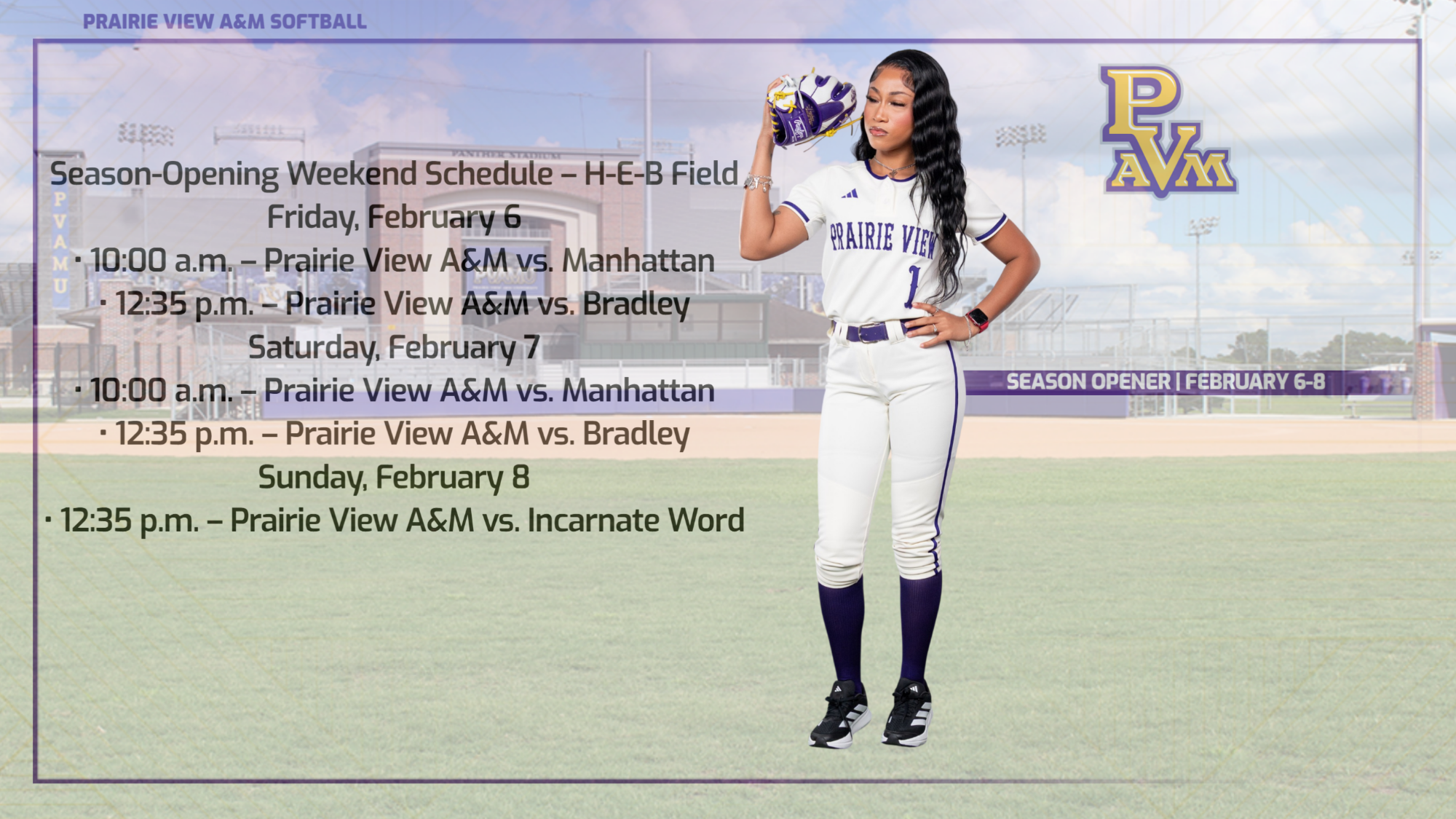 softball season opener