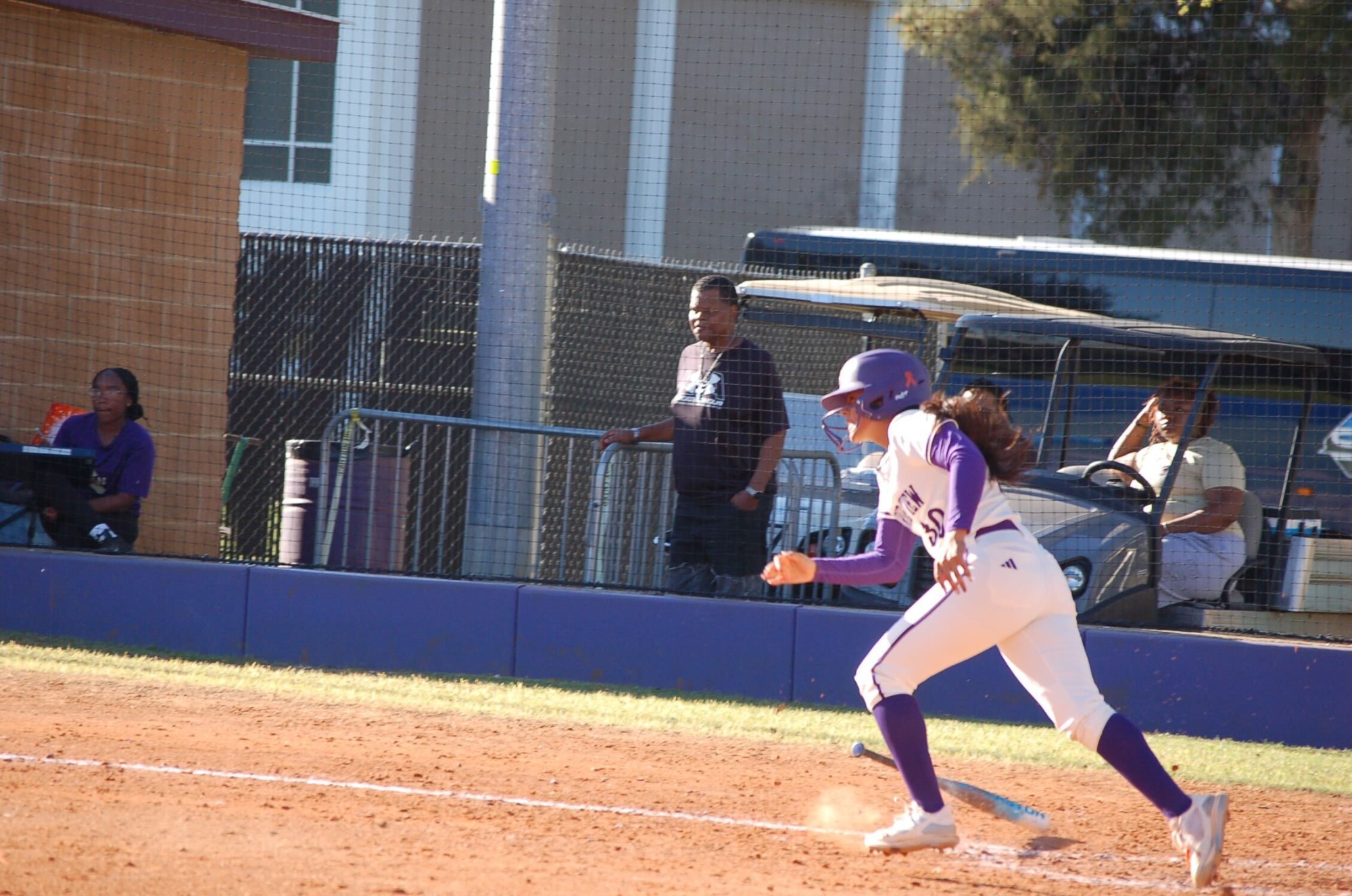 #30 running to the base vs Alcorn State
