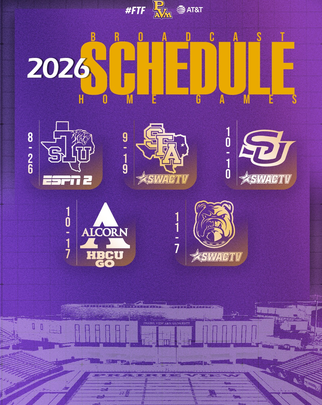 schedule - broadcast