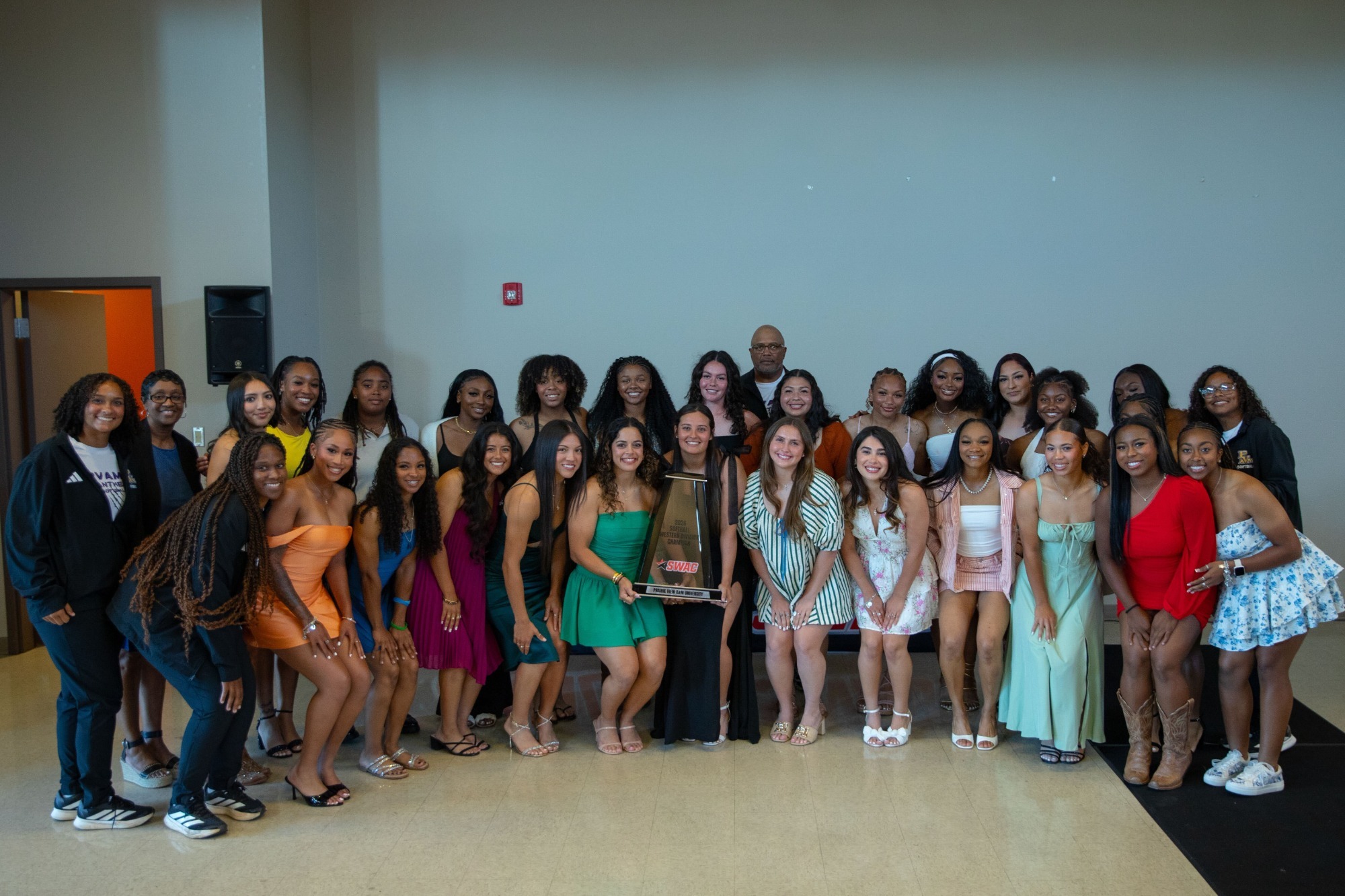 team picture swac championship tournament reception