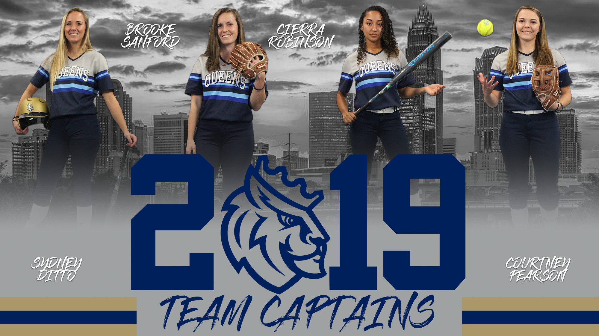 Softball Announces Captains for 2019 Campaign Queens University of