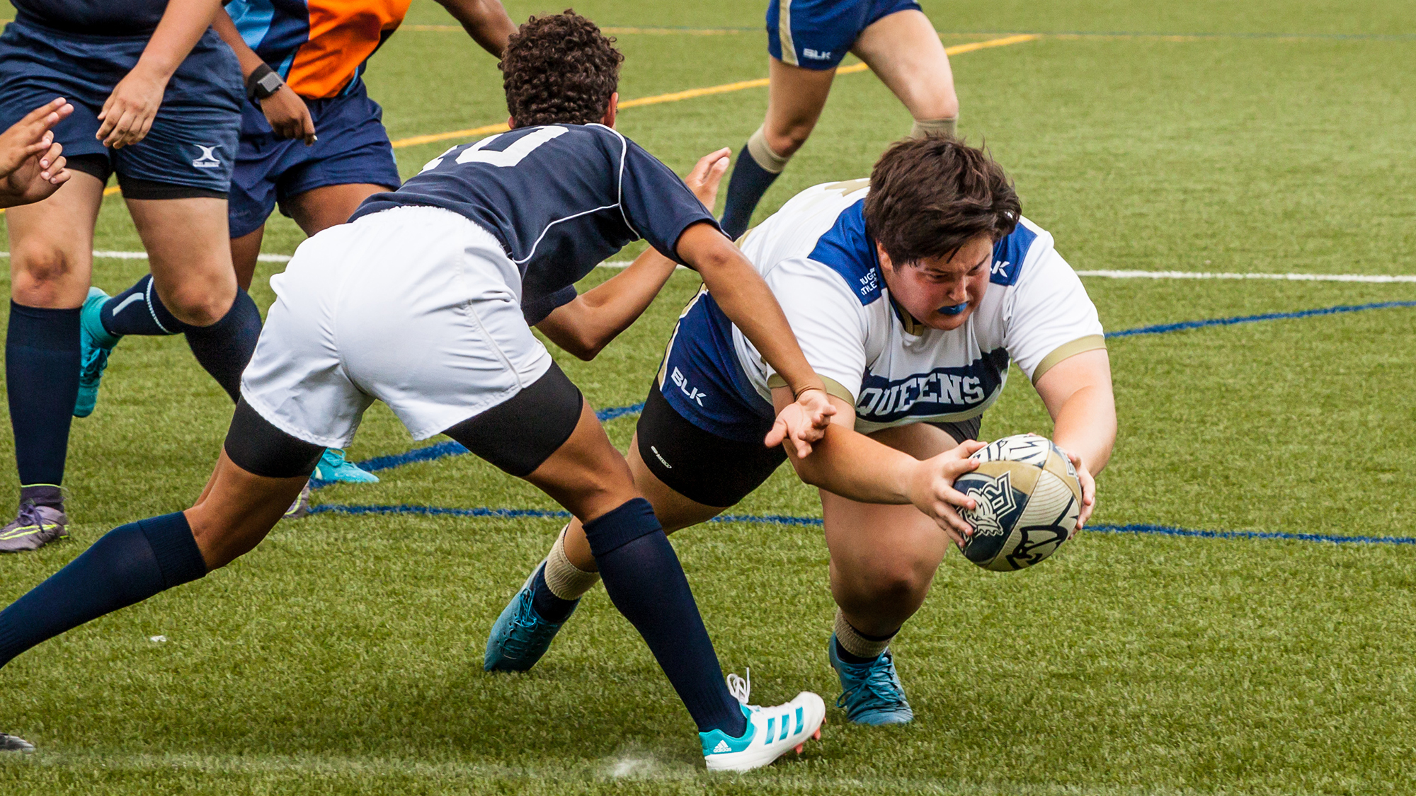 Queens Women's Rugby Takes Down LIU on the Road Queens University of