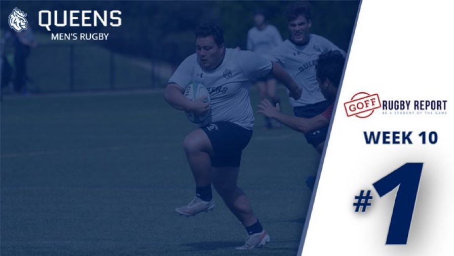 Men's Rugby Ranked No. 1 in DIAA Goff Rugby Report Queens University