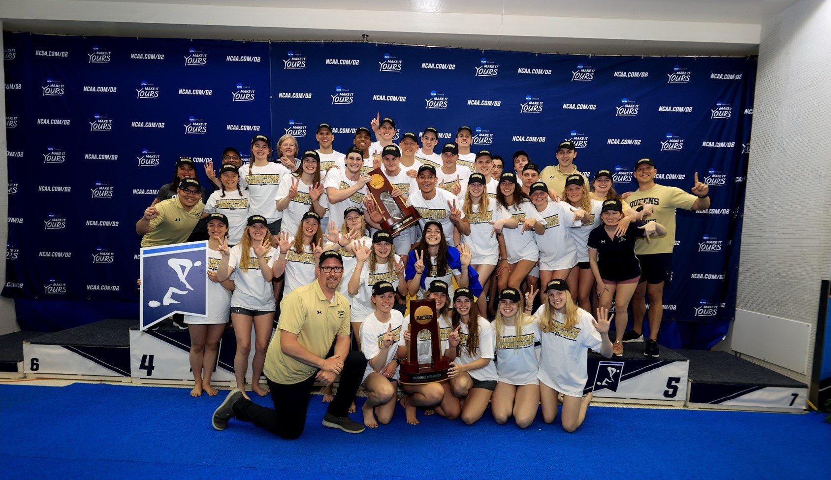 Queens Swimming to host Ring Ceremony for 202122 Championship Team
