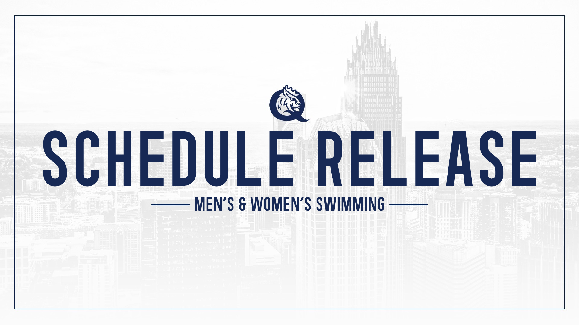Schedule Release - MWSWIM