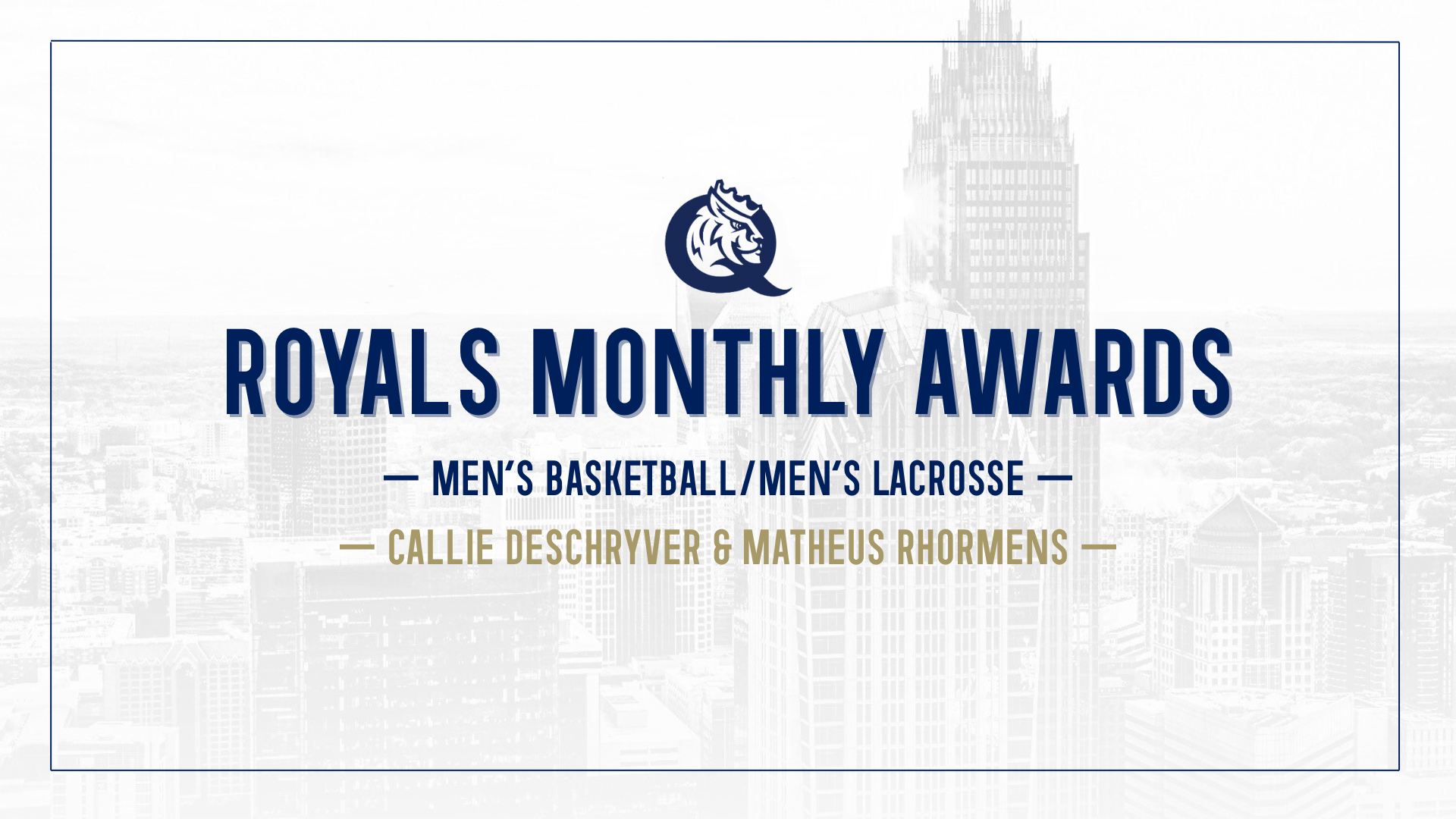 ASUN MONTHLY AWARDS - Sept/Aug 2025