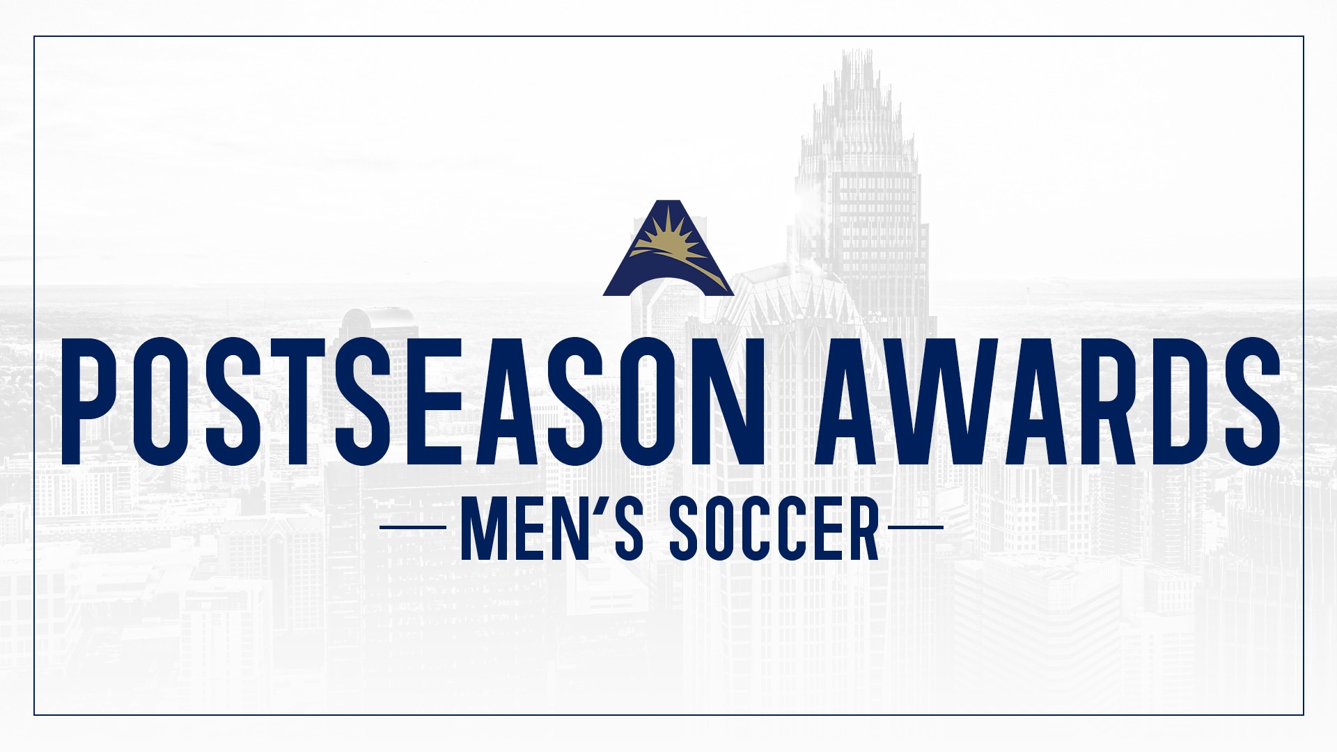 ASUN Men's Soccer Postseason Awards Graphic