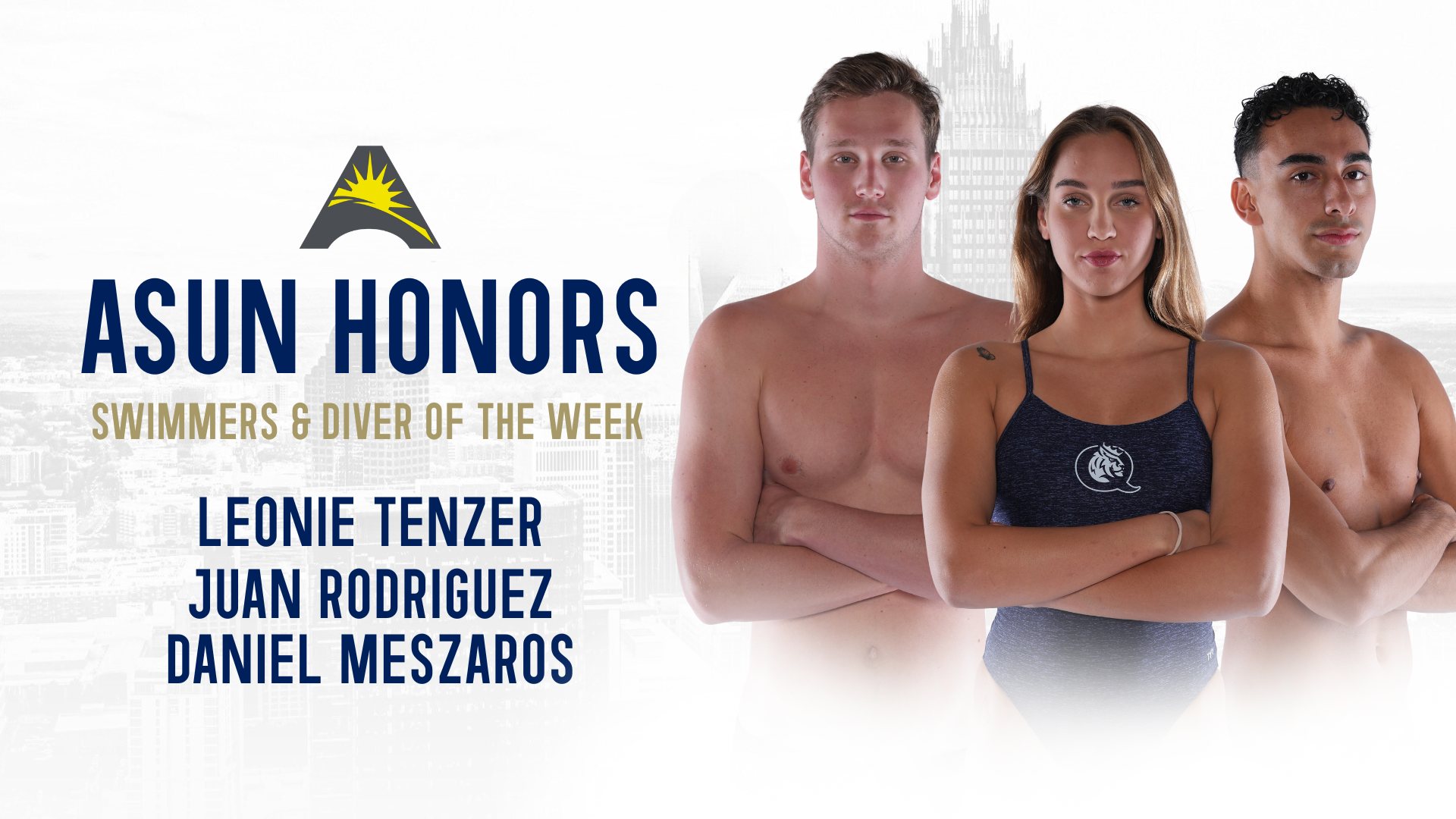 Queens ASUN Awards - Swim 2025