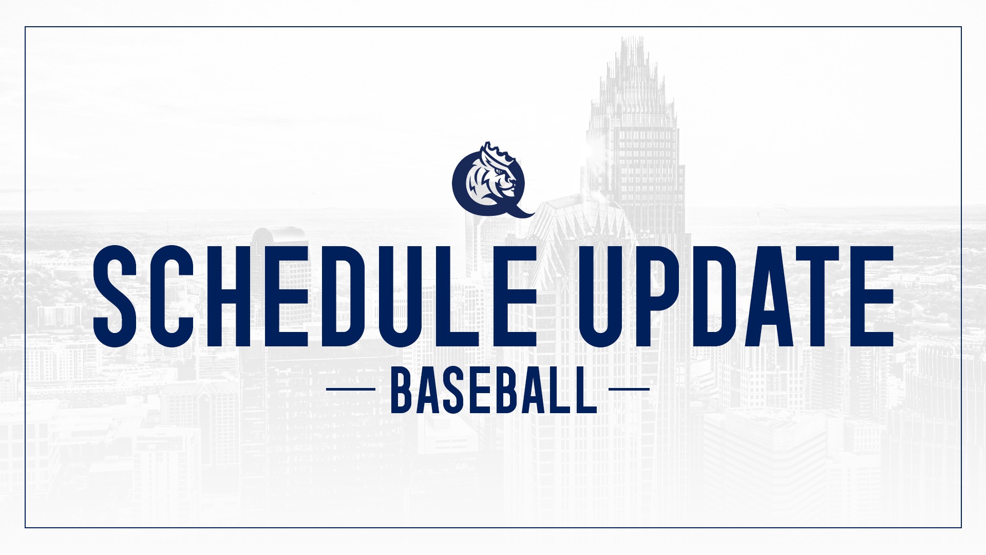 Queens Baseball Schedule Update