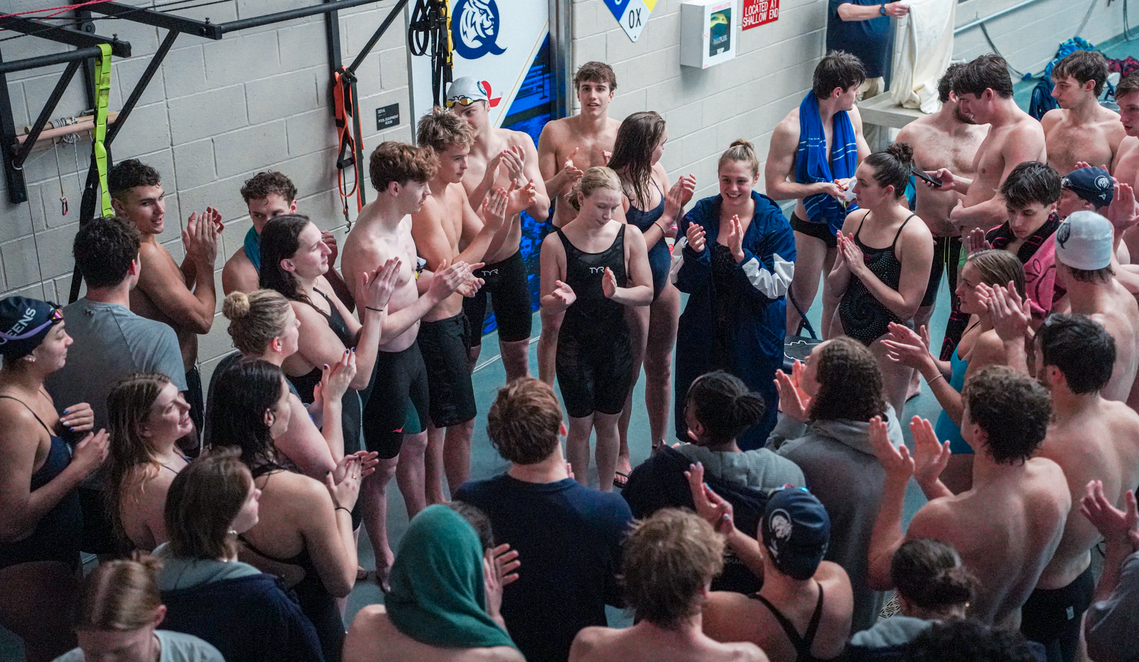 Swimming Senior Day Cheer
