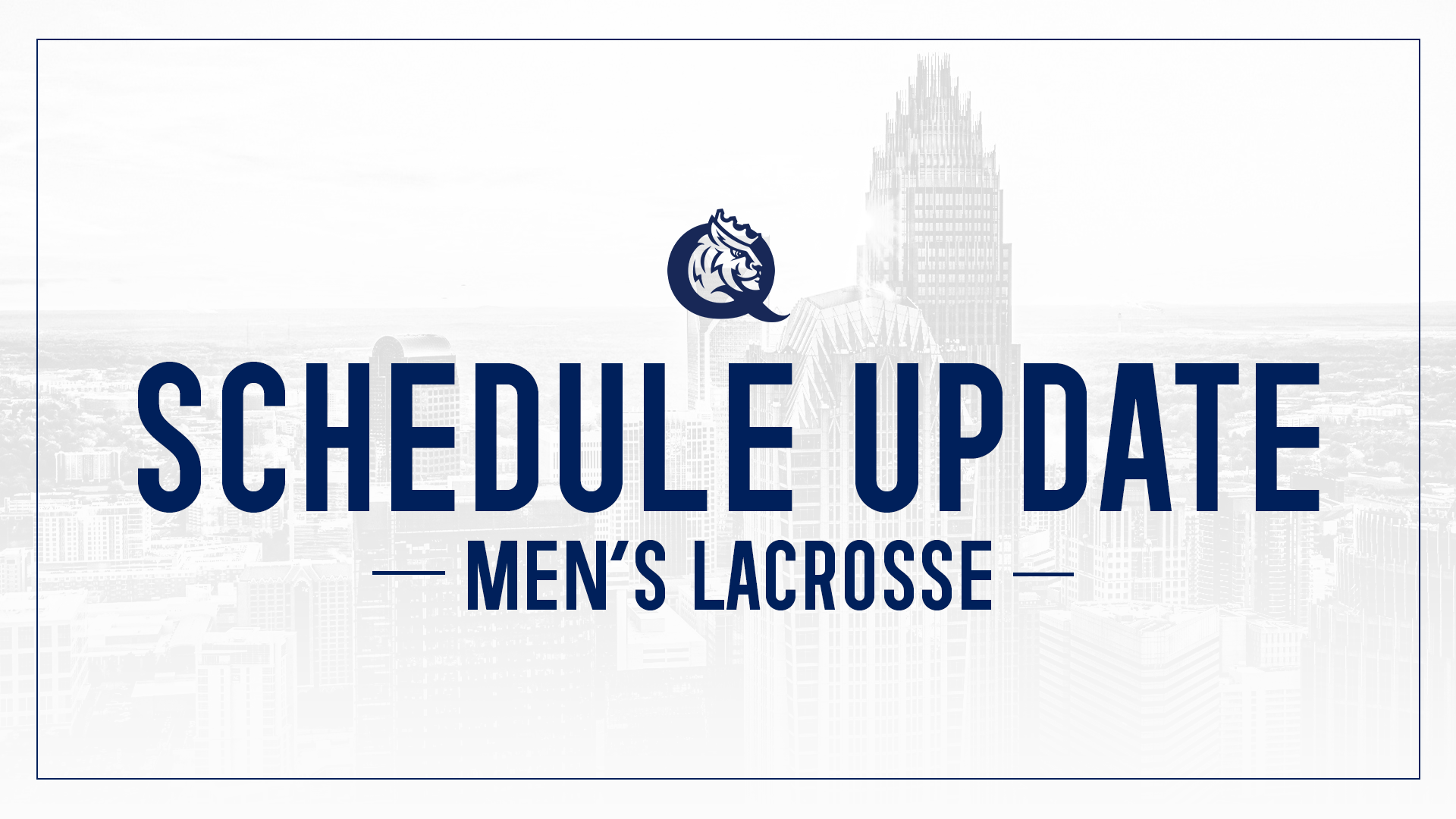 MLAX SCHEDULE UPDATE