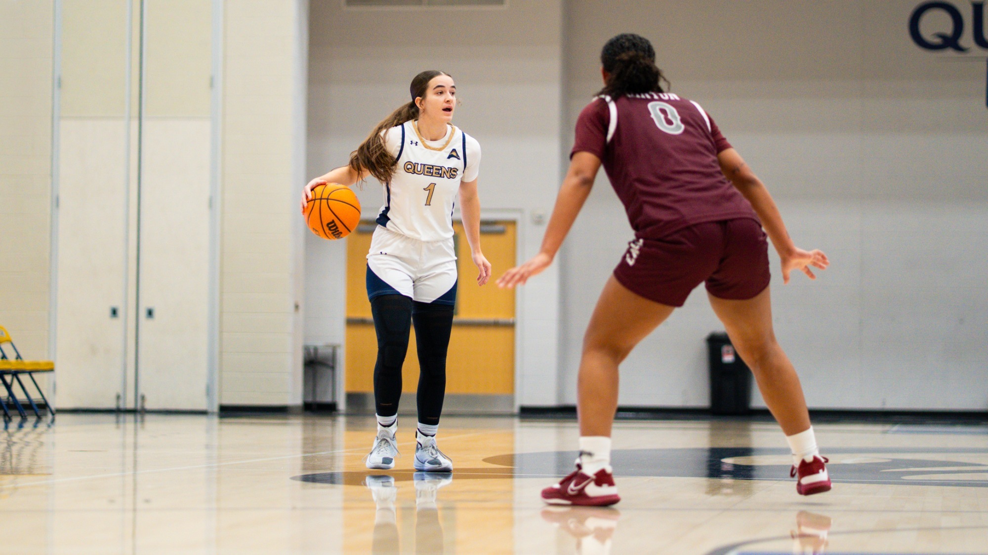 Alyssa Lewis dribbling vs. NCCU