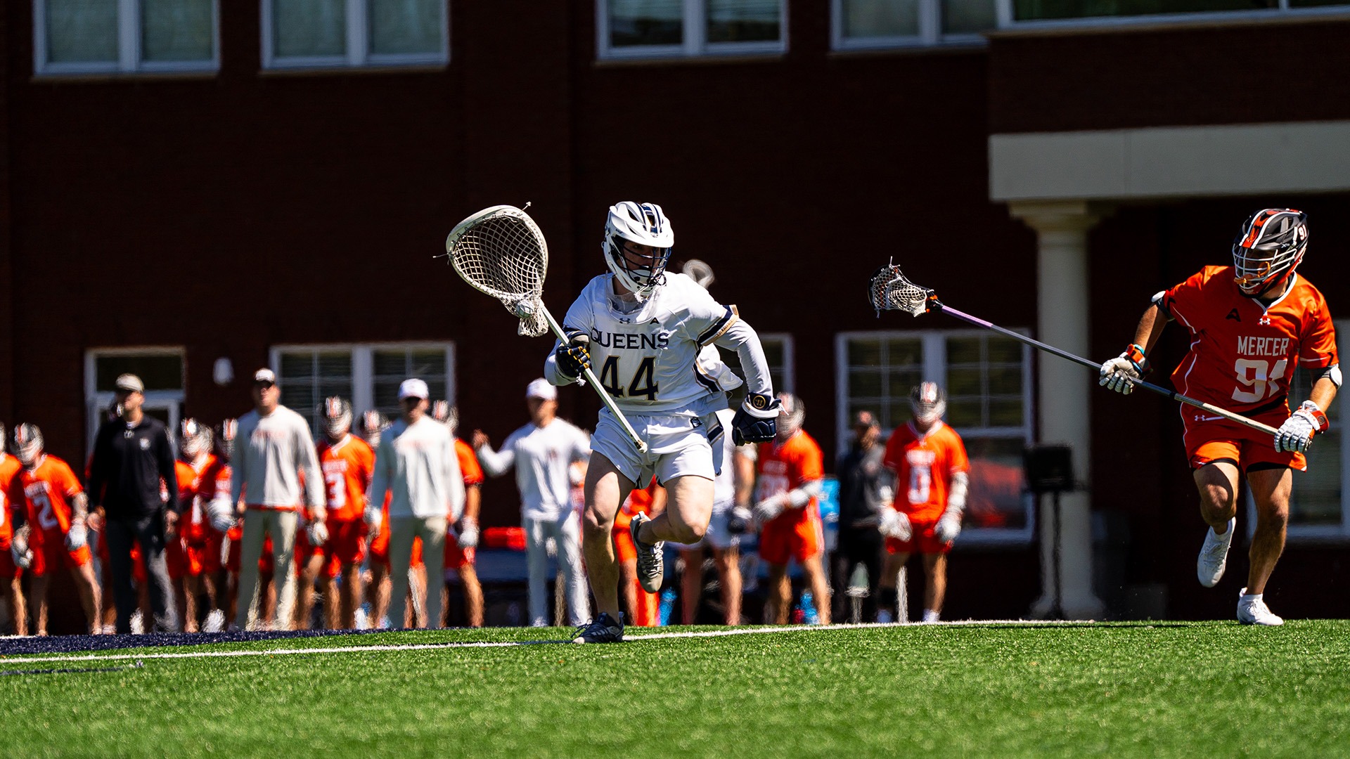 McGovern runs the field