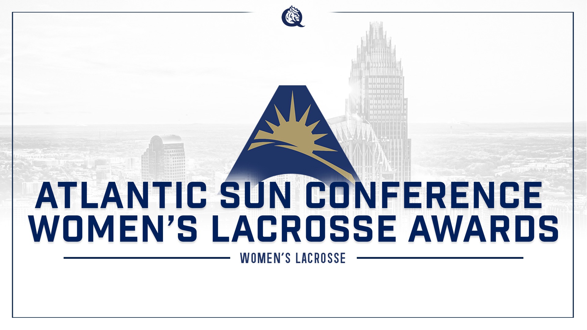 ASUN WLAX Postseason Awards Graphic image