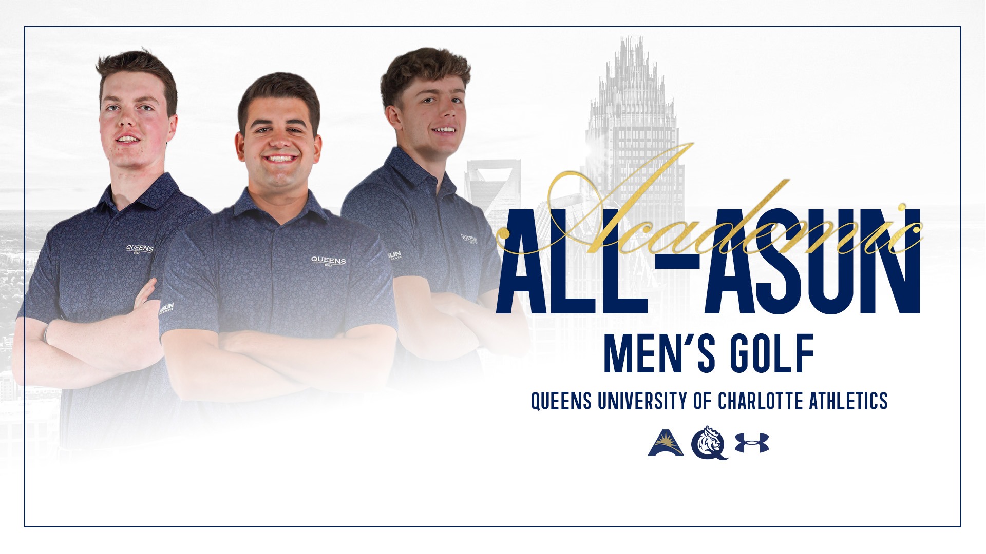 Men's Golf Academic All- ASUN Graphic Image