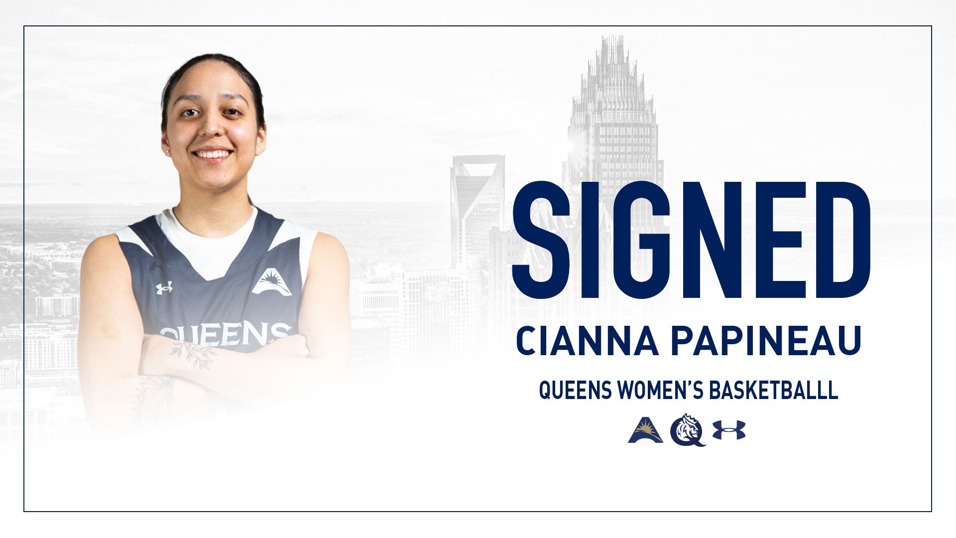 Cianna Papineau signs with Queens Women's Basketball