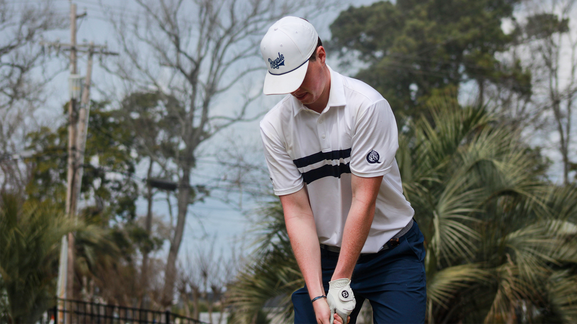 Dean Richards at the tee