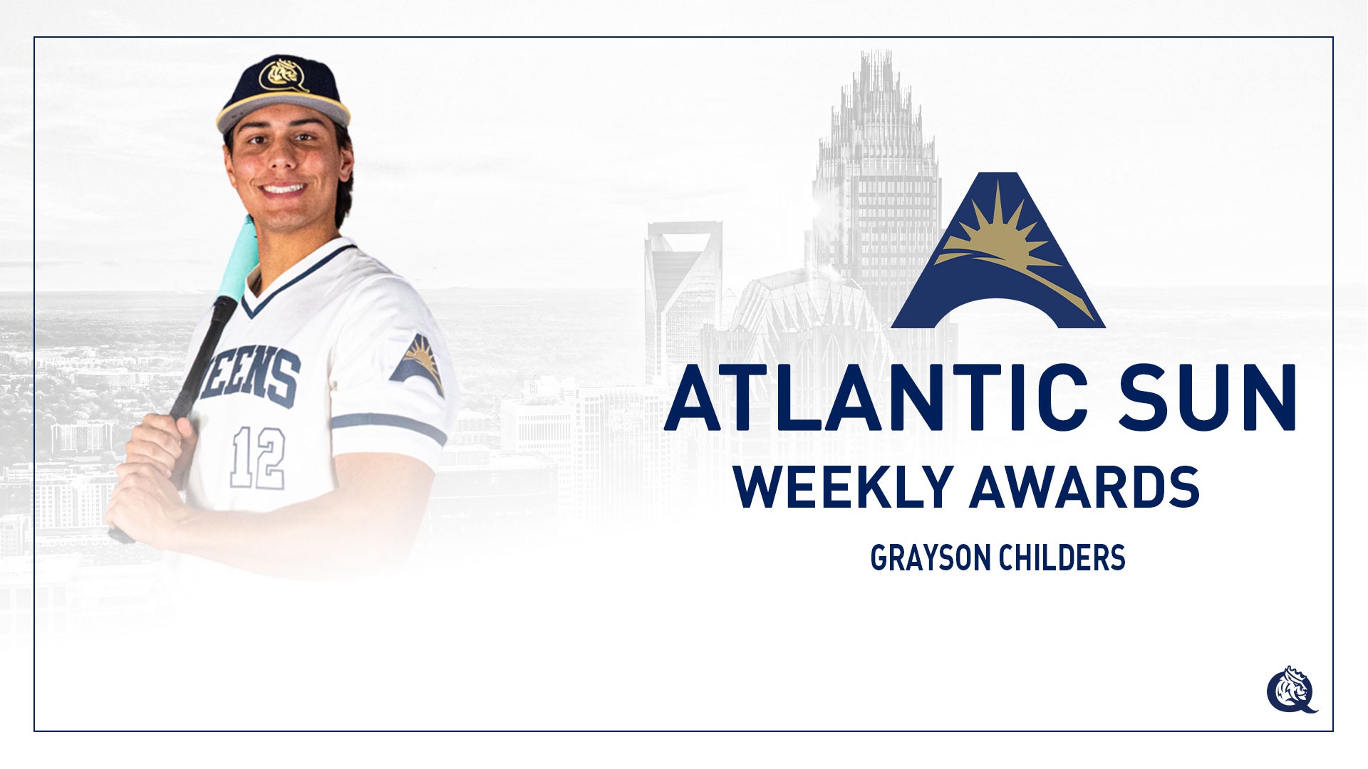 Grayson Childers is the ASUN Player of the Week