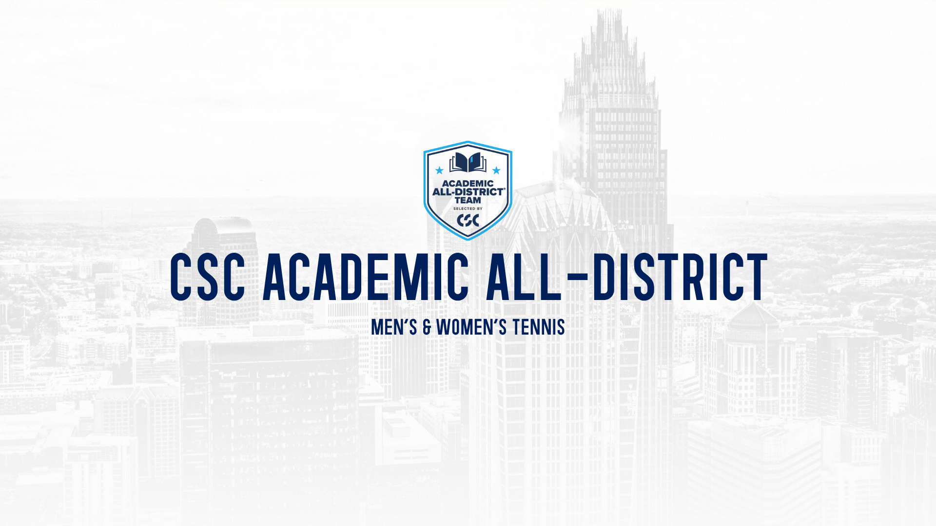 CSC Academic All-District - tennis