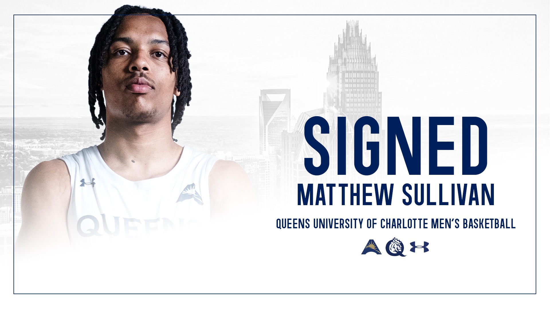 Matthew Sullivan signs with Queens men's basketball