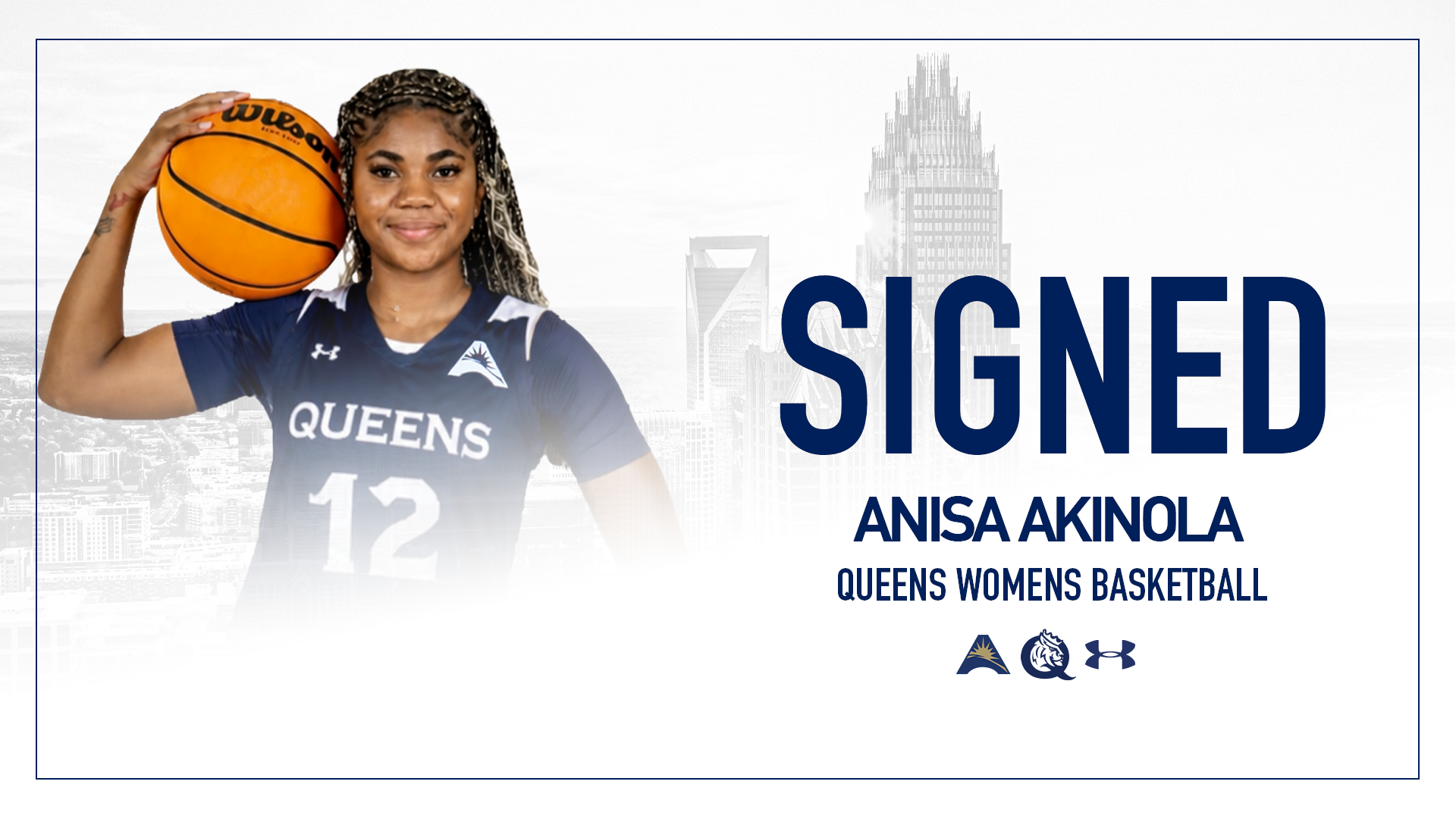 Anisa Akinola signs with Queens University of Charlotte women’s basketball 