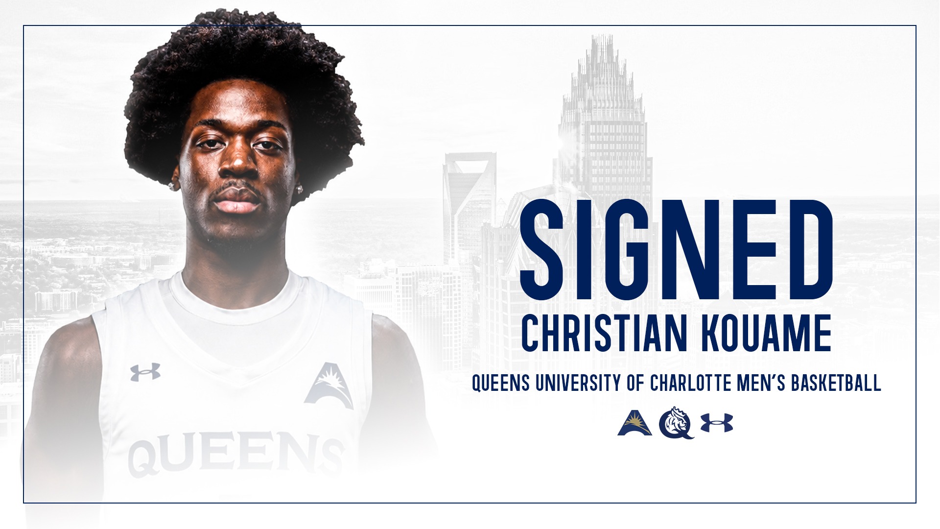Christian Kouame signs with Queens Men's Basketball