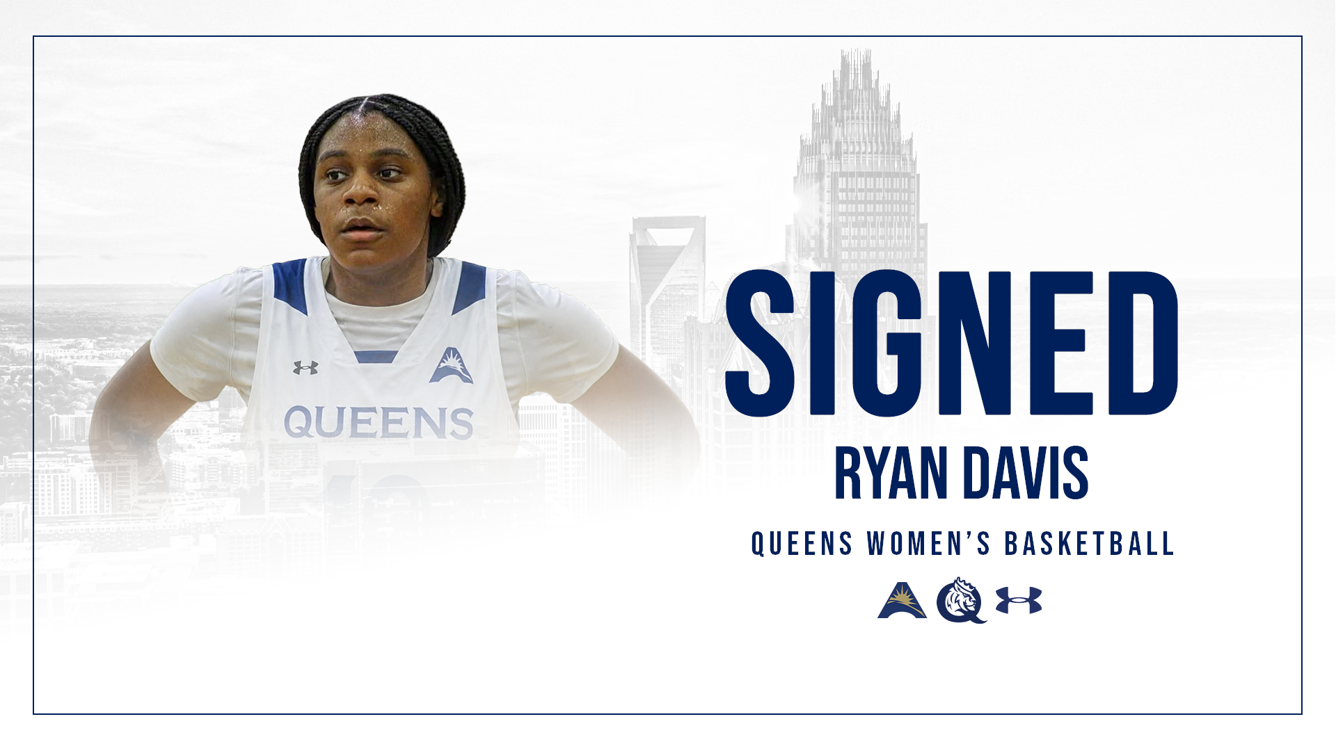Ryan Davis signs with Queens women's basketball